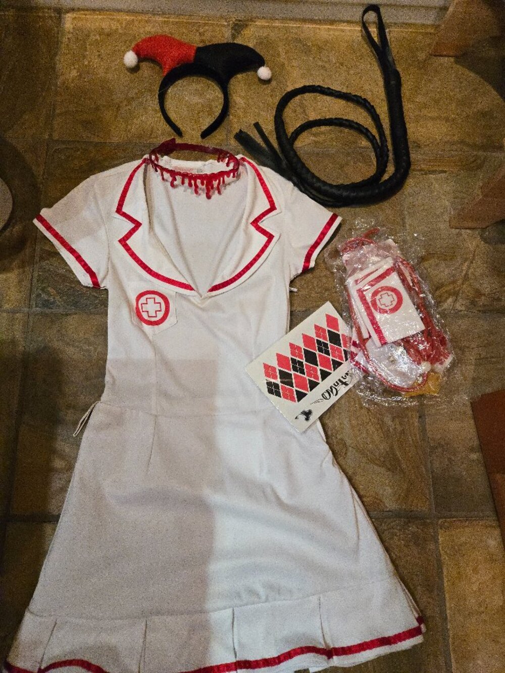 Naughty Nurse / Harley Quinn Costume